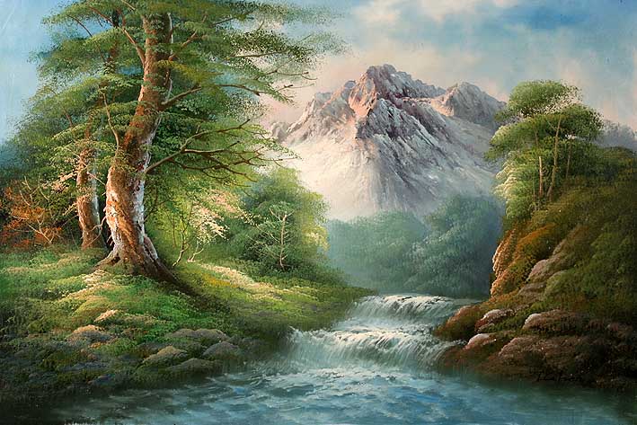 Classic Mountain Landscape