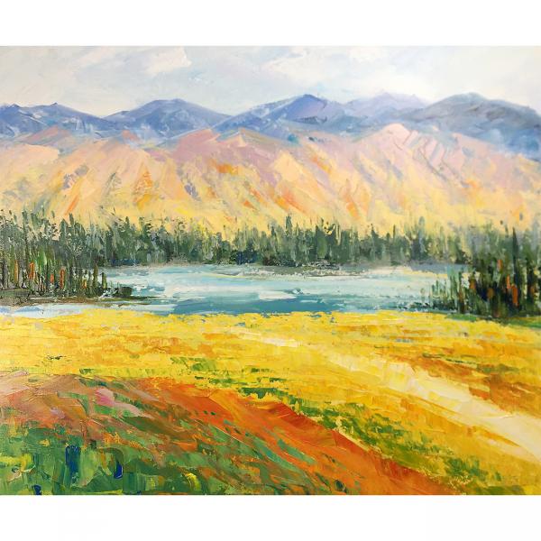 Modern Paintings Nature Painting Abstract Painting On Canvas Abstract Landscape Painting Hand