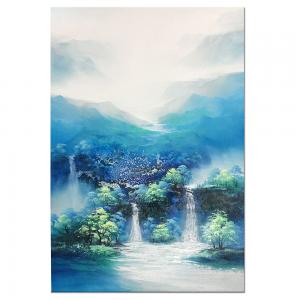 Mountains-and-waters Landscape oil painting 100% Hand-painted on Canvas