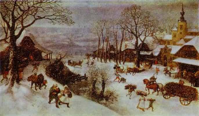 Lucas van Valckenborch Winter Landscape