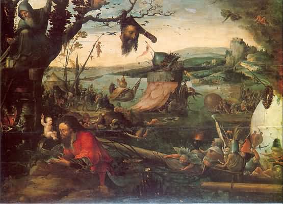 Jan Mandyn Landscape with the Legend of Saint Christopher