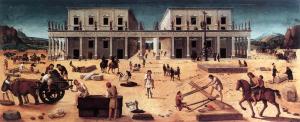 PIERO DI COSIMO The Building of a Palace