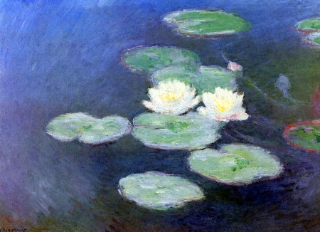 Nympheas, Effet du Soir (detail)