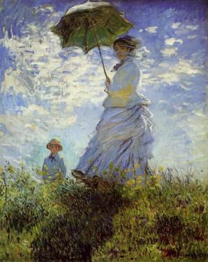 The Walk - Woman with a Parasol