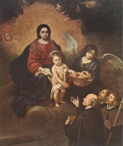 The Infant Jesus Distributing Bread to Pilgrims